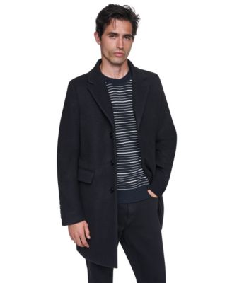 Men's Topcoat With Hooded Coat