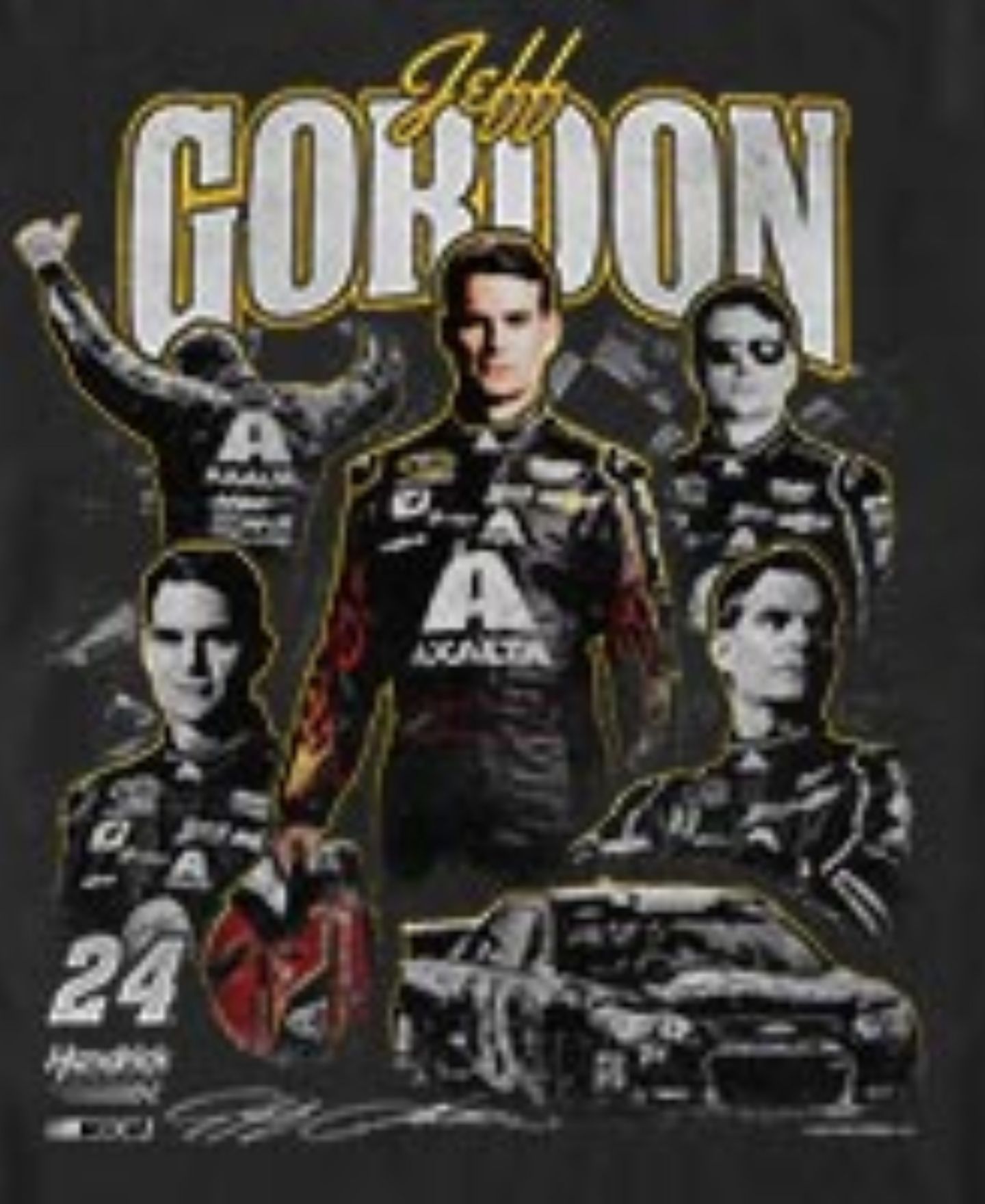 Мужская футболка Fifth Sun Jeff Gordon Nascar Racing Legends Graphic, цвет: Чёрный — фото 3