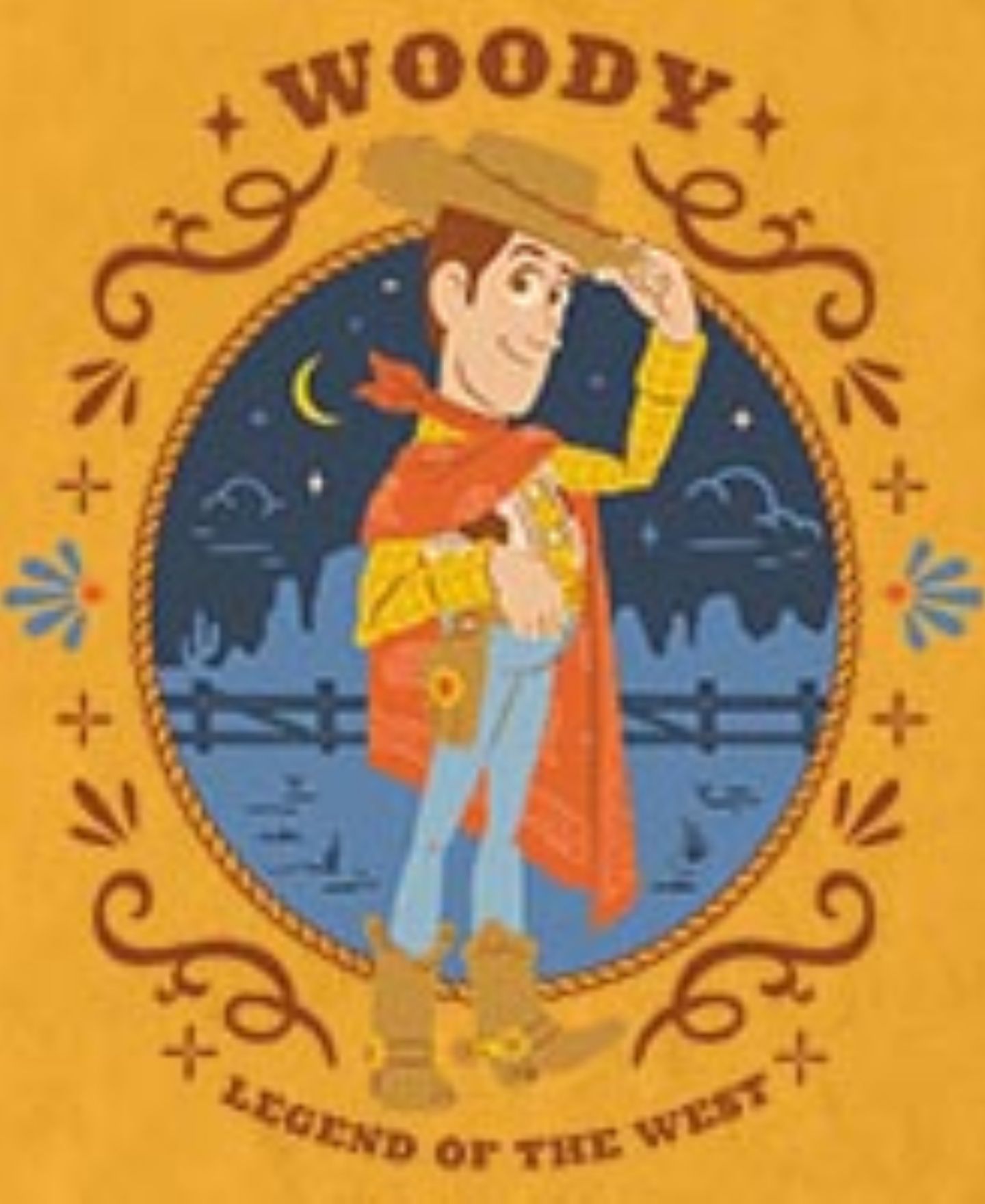 Мужская футболка Fifth Sun Toy Story Woody Vintage Portrait Graphic, цвет: Золотой — фото 3