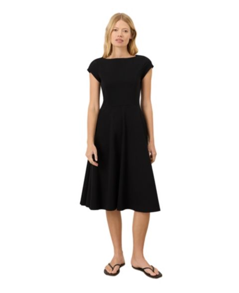 Женское платье Pact Fit and Flare Ballet Dress Made with Organic Cotton, цвет: Чёрный