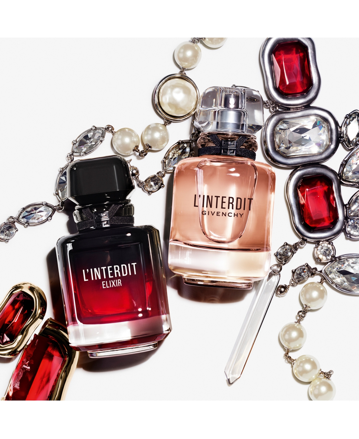 Givenchy L'interdit Elixir Parfum Spray, 2.7 Oz. In Burgundy