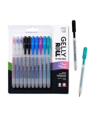Gelly Roll Retractable Sparkle Set: 3 Stardust, 3 Metallic, 2 Blue and 2 Black