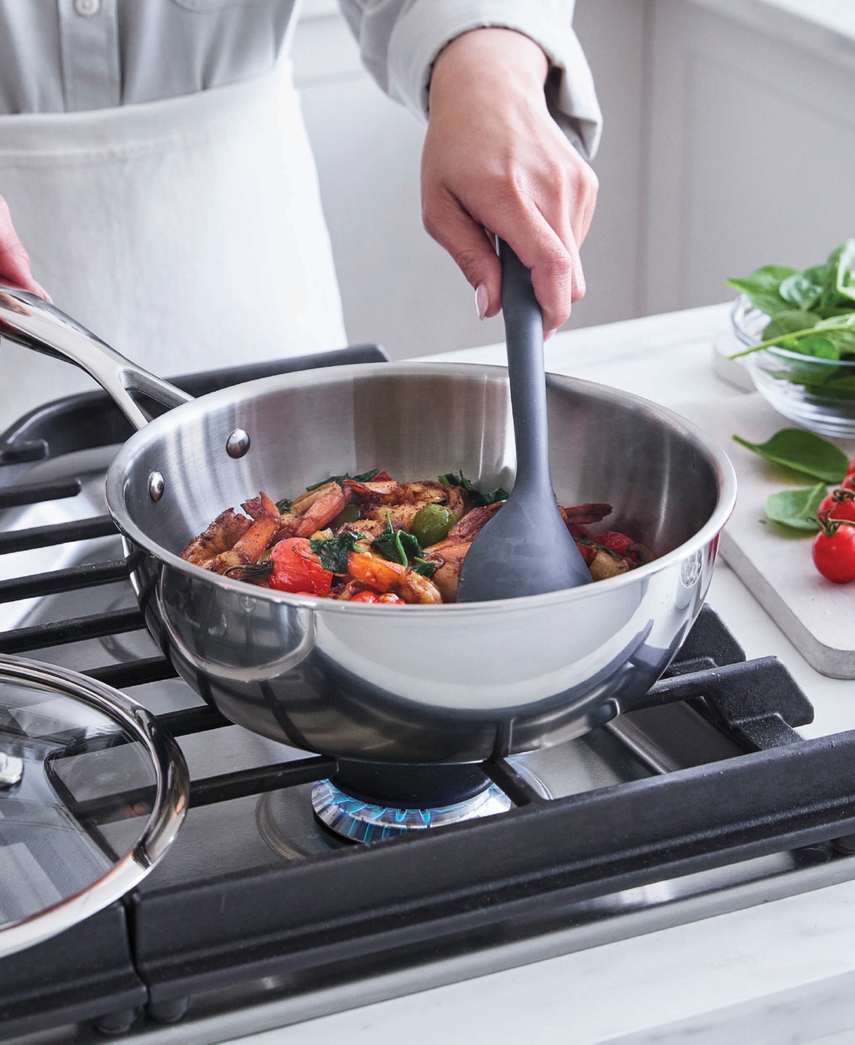 GreenPan Valencia Pro Stainless Steel 3.6 Quart Chef's Pan