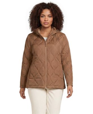 Plus Size FeatherFree Quilted Insulated Jacket
