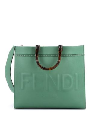 Medium Sunshine Shopper Tote Leather
