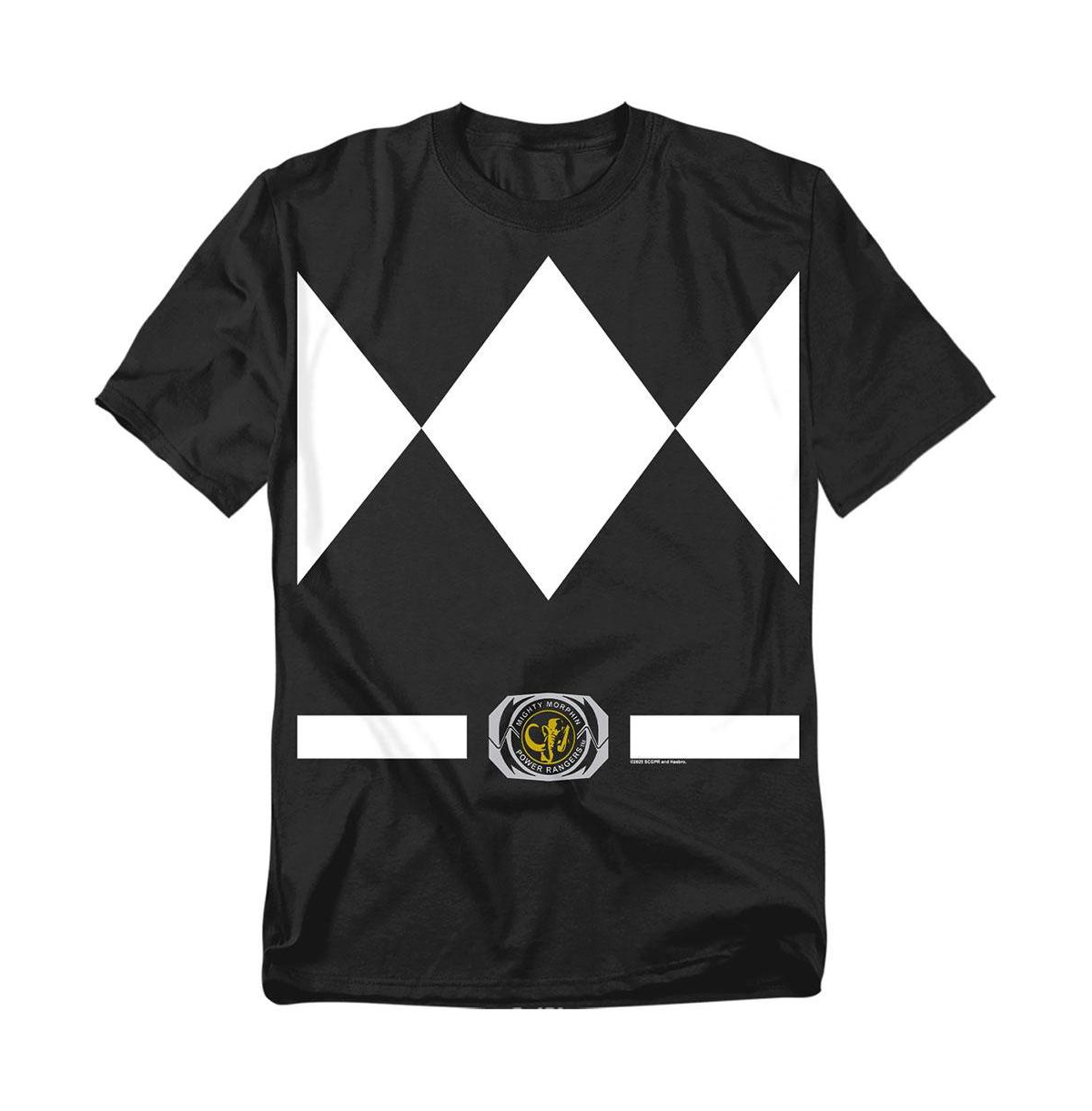 Power Rangers Men's Ranger Uniform T-Shirt - Black