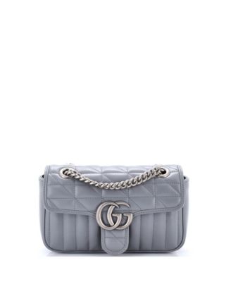 Mini GG Marmont Flap Bag Mixed Matelasse Leather