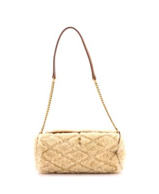 Mini Sade Tube Bag Quilted Shearling