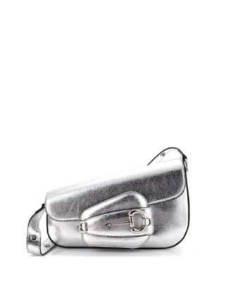 Small Horsebit 1955 Asymmetric Shoulder Bag Leather