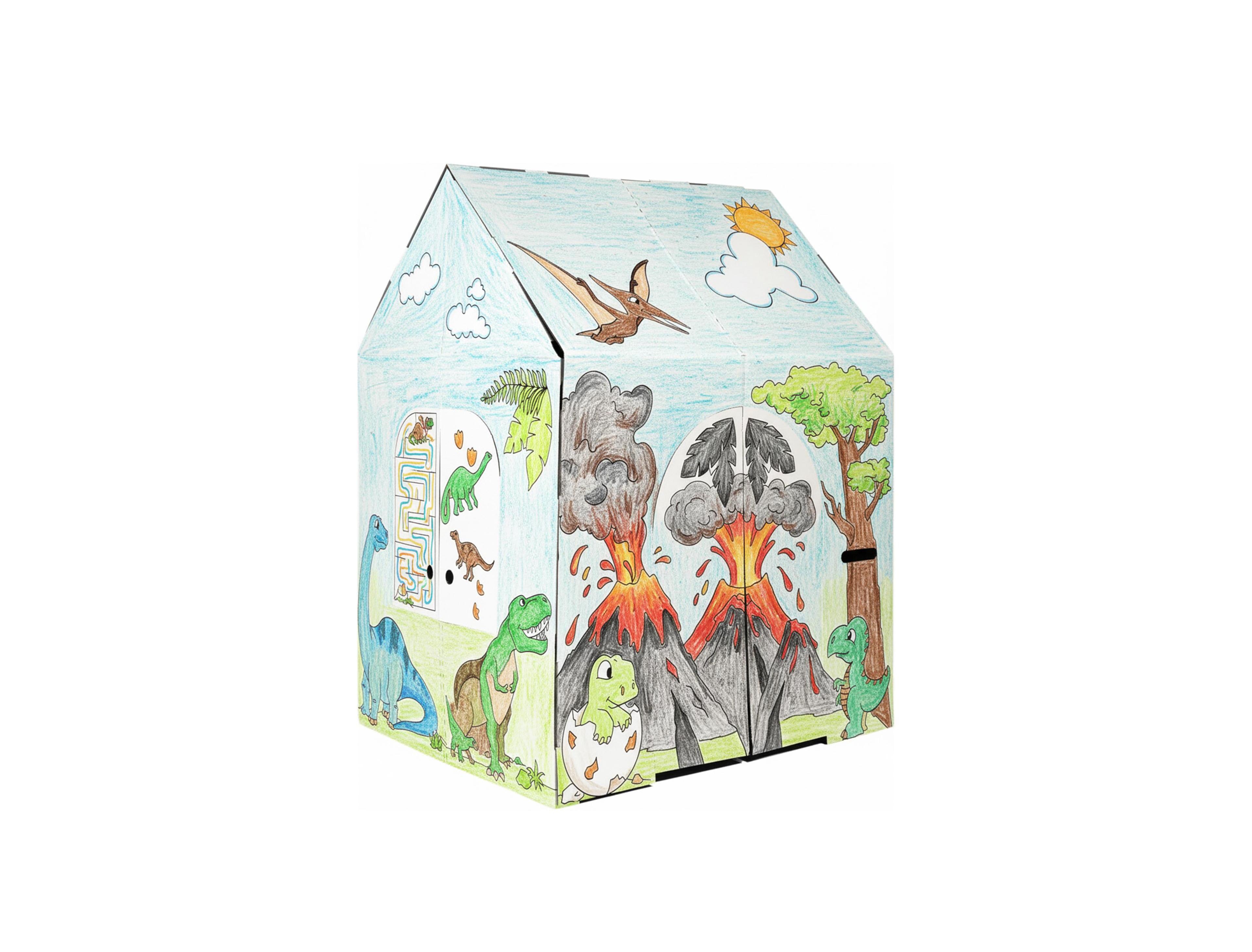 Easy Playhouse Dinosaur Colorable Playhouse, Ages 3+
