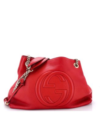Medium Soho Chain Strap Shoulder Bag Leather