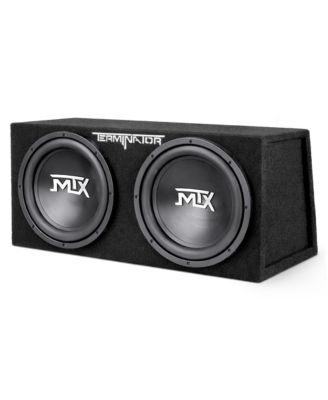 1200-Watt Sealed Dual 12-Inch Subwoofer Box Enclosure