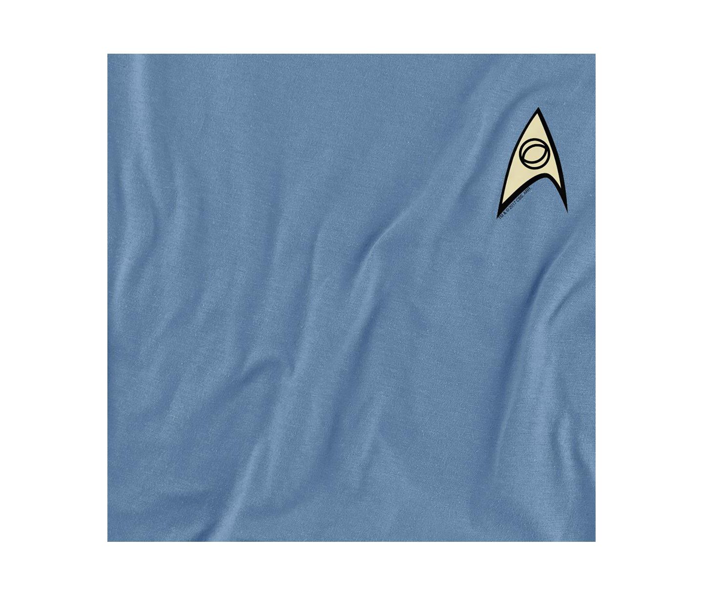 Мужская футболка Star Trek Science Uniform W Foil, цвет: Синий — фото 3