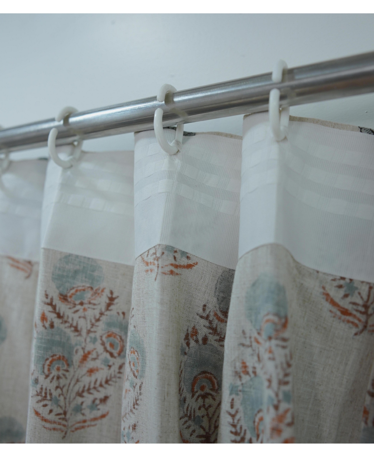 Fabdivine Mohini Handmade Linen Pleated Curtains