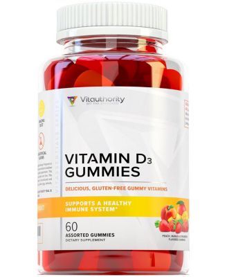 Vitamin D3 Gummies, Berry Flavor, 2,000 IU, 60 Count