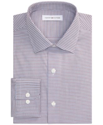 Men's Stretch Twill Slim-Fit Dress Shirt