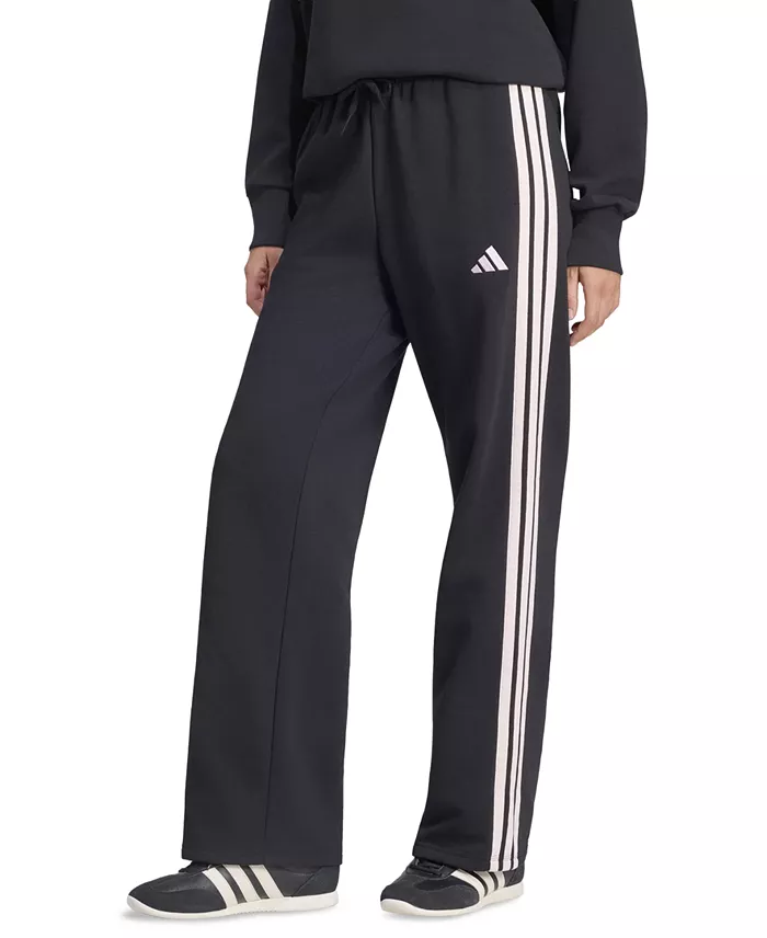 Women's Essentials 3-Stripes Fleece Slim Pants - thumbnail 6