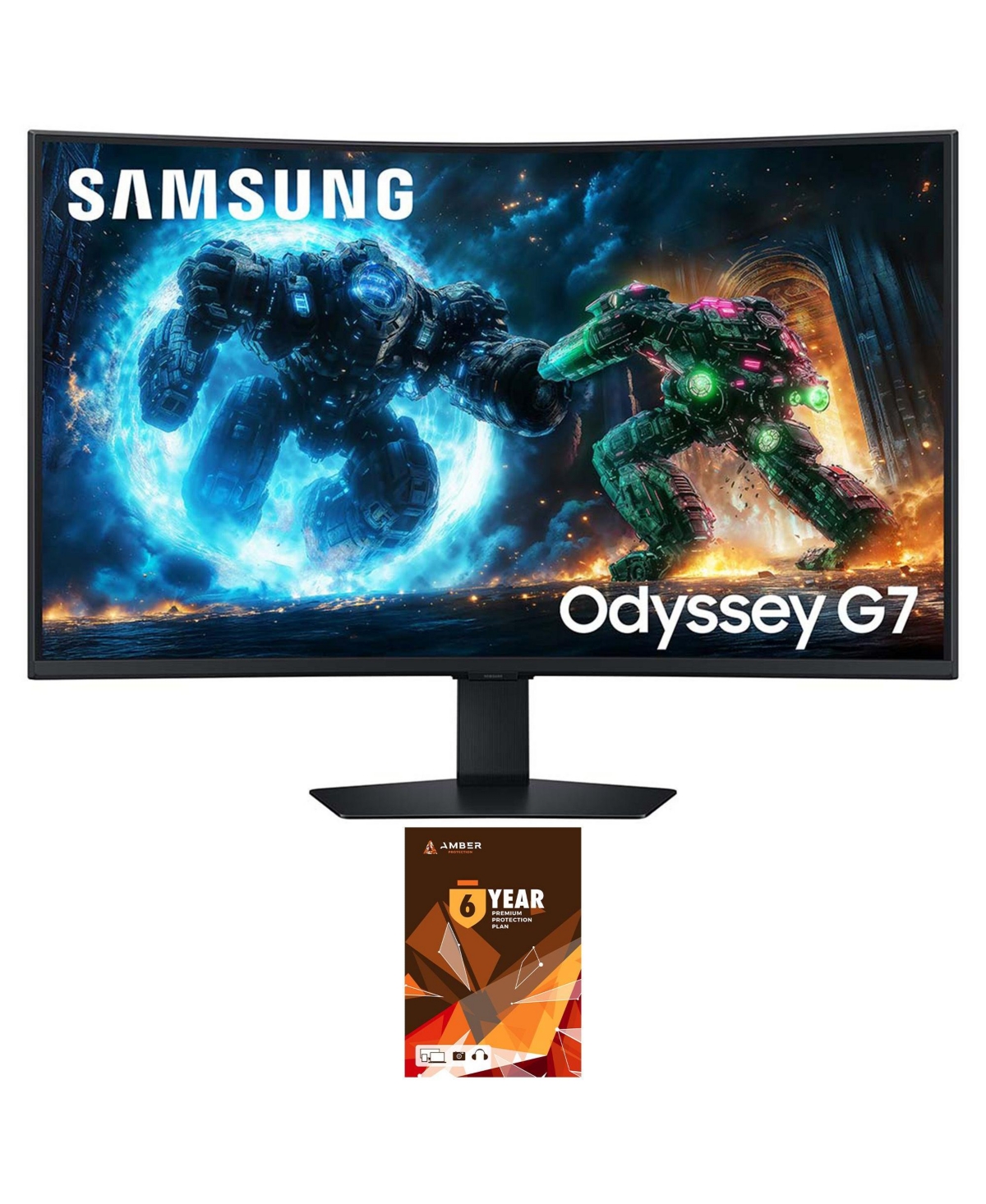 Samsung Odyssey G7 LS37FG75DENXZA 37" Va 4K Uhd 165Hz Curved Gaming Monitor