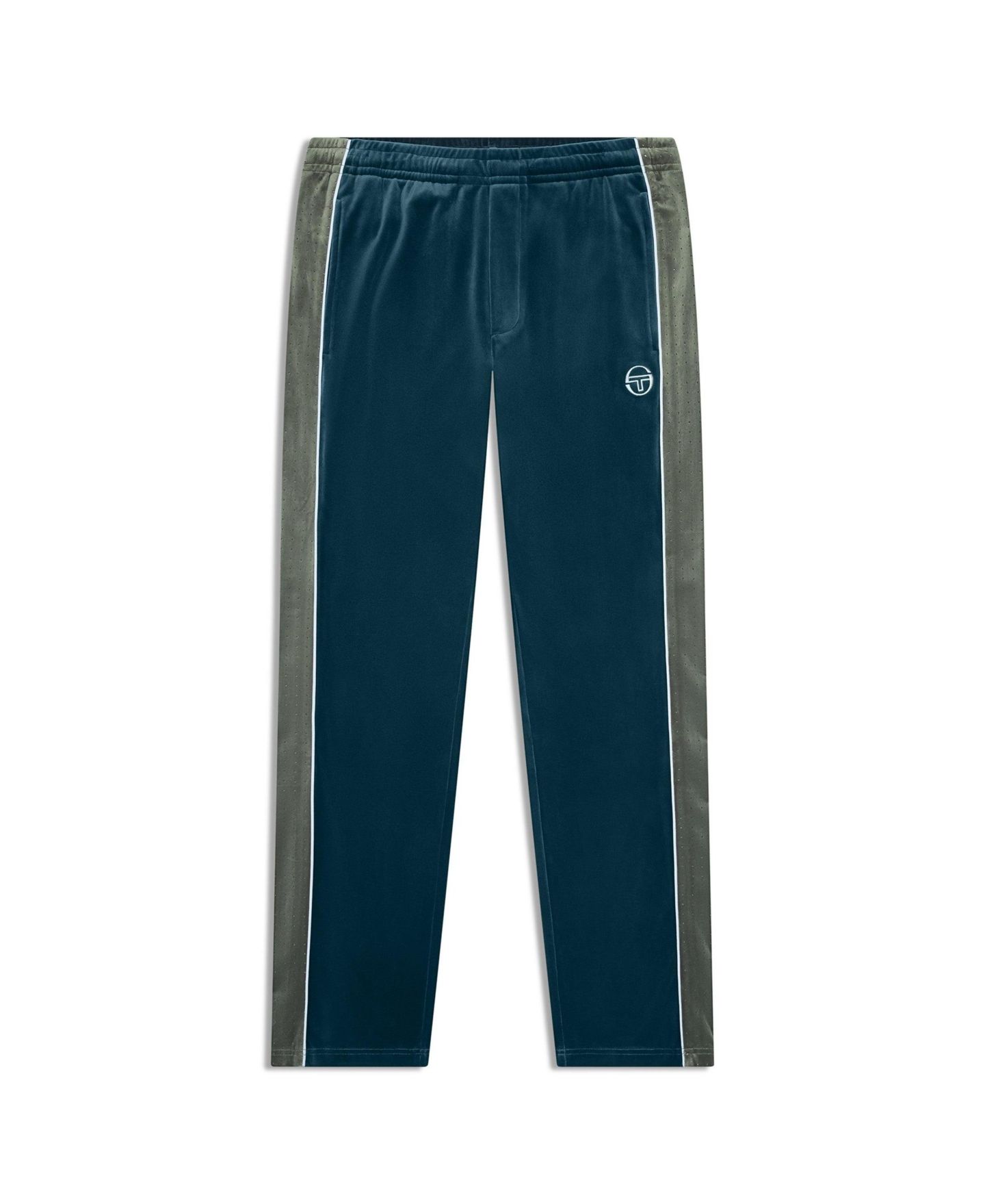 Мужские велюровые спортивные брюки Sergio Tacchini Forato, цвет: Mediterranea — фото 4