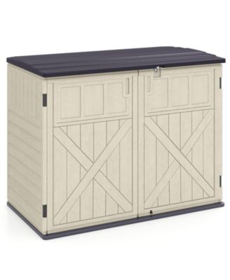 20 Cu.Ft Large Outdoor Storage Cabinet w/ Adjustable Shelf and Lockable Doors