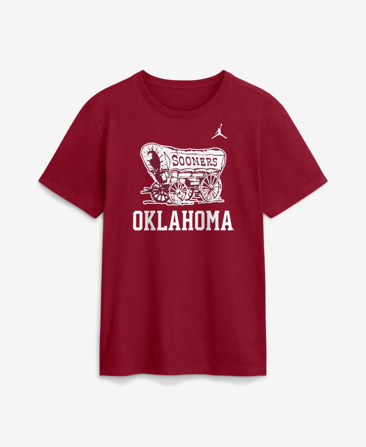 Мужская футболка Jordan Crimson Oklahoma Sooners Primetime Logo Mantra — фото 1