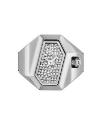 MICHAEL Women's Suri Two-Hand Stainless Steel Ring Watch 19mm