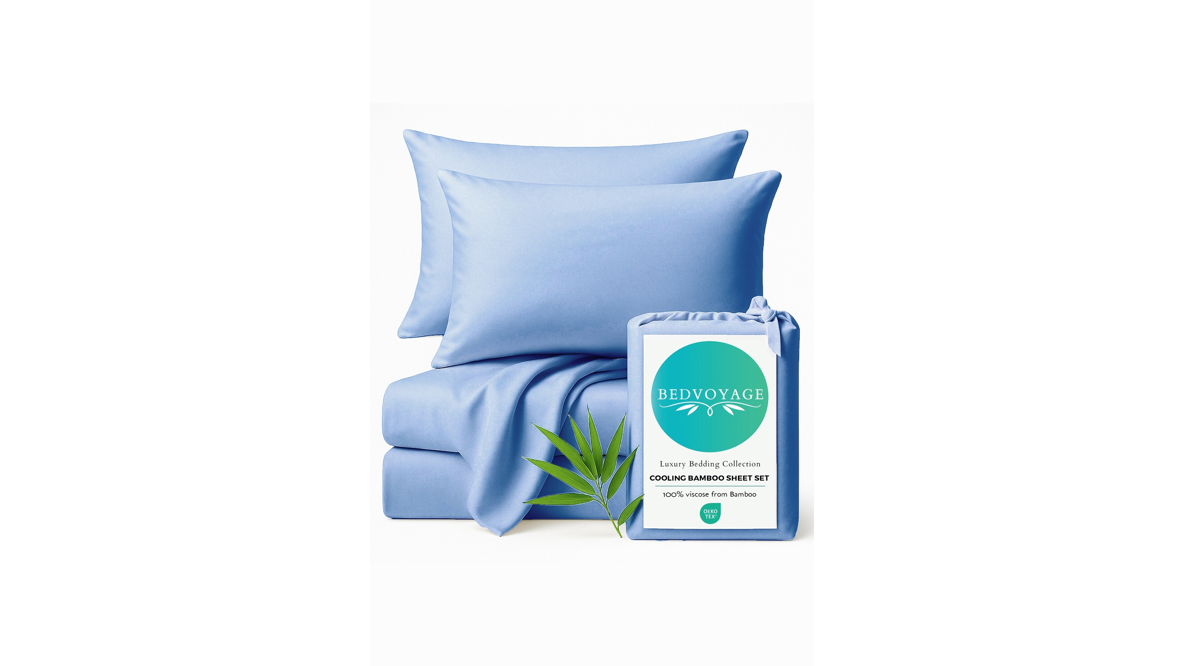 BedVoyage Luxury Rayon from Bamboo 4-Pc. Sheet Set, Queen