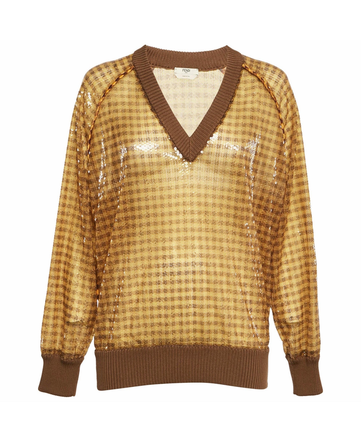 Pre-Owned Fendi Women's Sequin Top