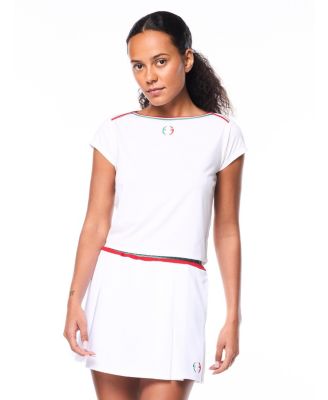 Women's Eredita Crop Boat Neck T-Shirt
