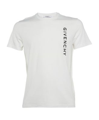 Women's Vertical Logo Embroidered Cotton T-Shirt