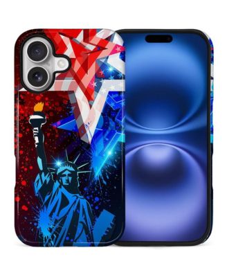 Phone Case Compatible with Apple iPhone 14 Pro, 2-Layer Durable, Liberty After Dark
