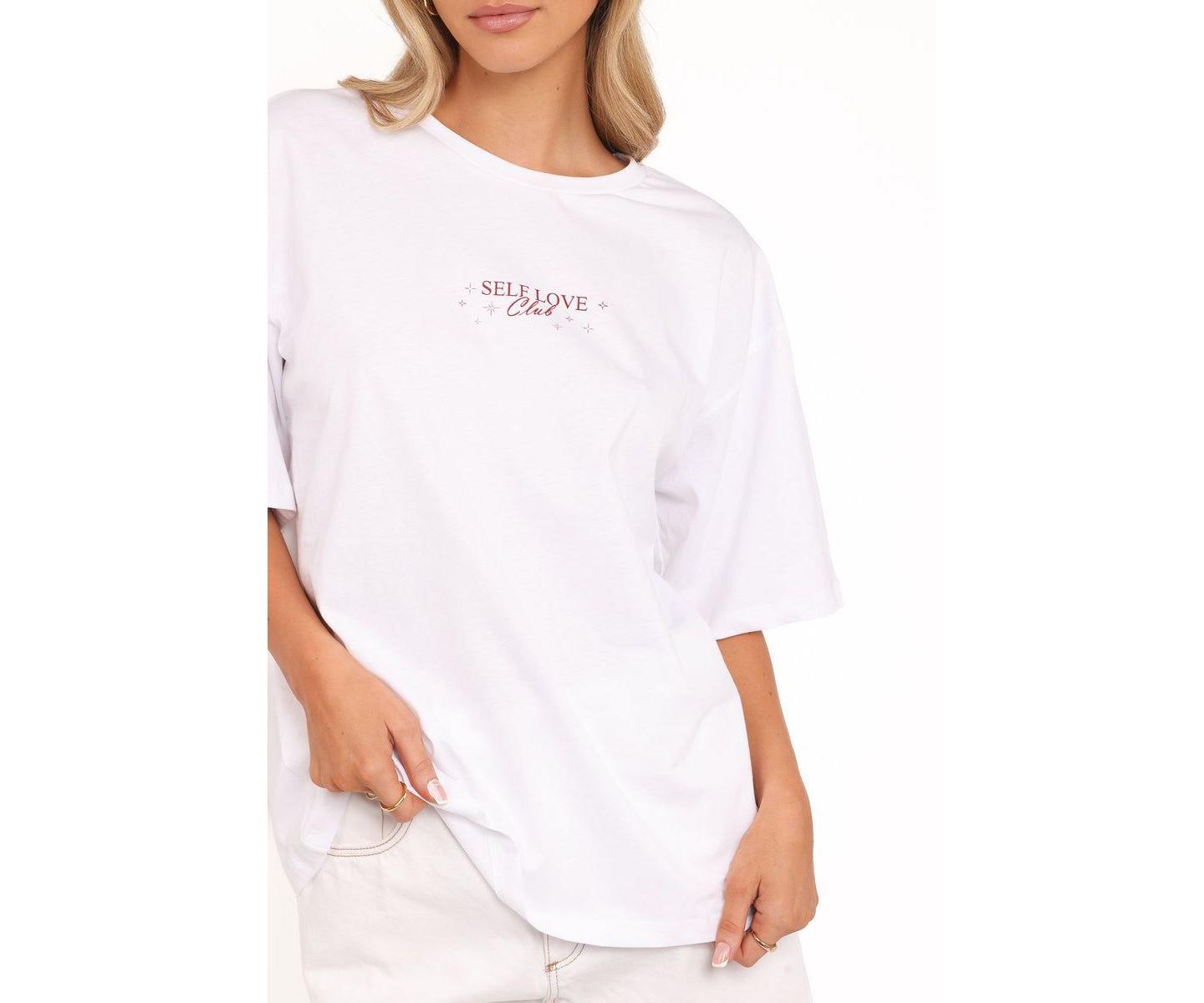 Женская футболка Petal and Pup Runa Self Love Graphic Short-Sleeve, цвет: Белый — фото 4