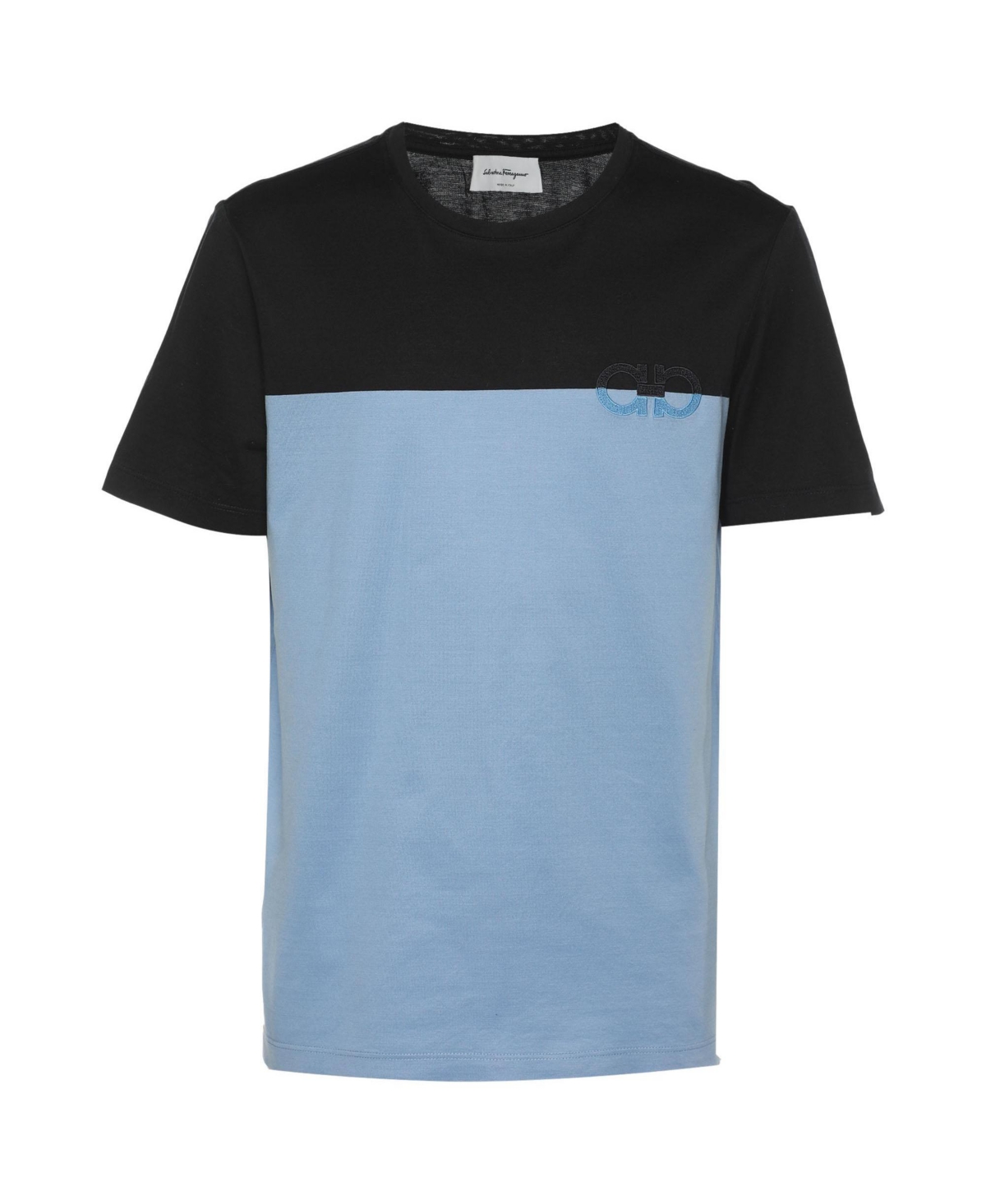 Pre-Owned Salvatore Ferragamo Women's Colorblock Gancini Logo T-Shirt