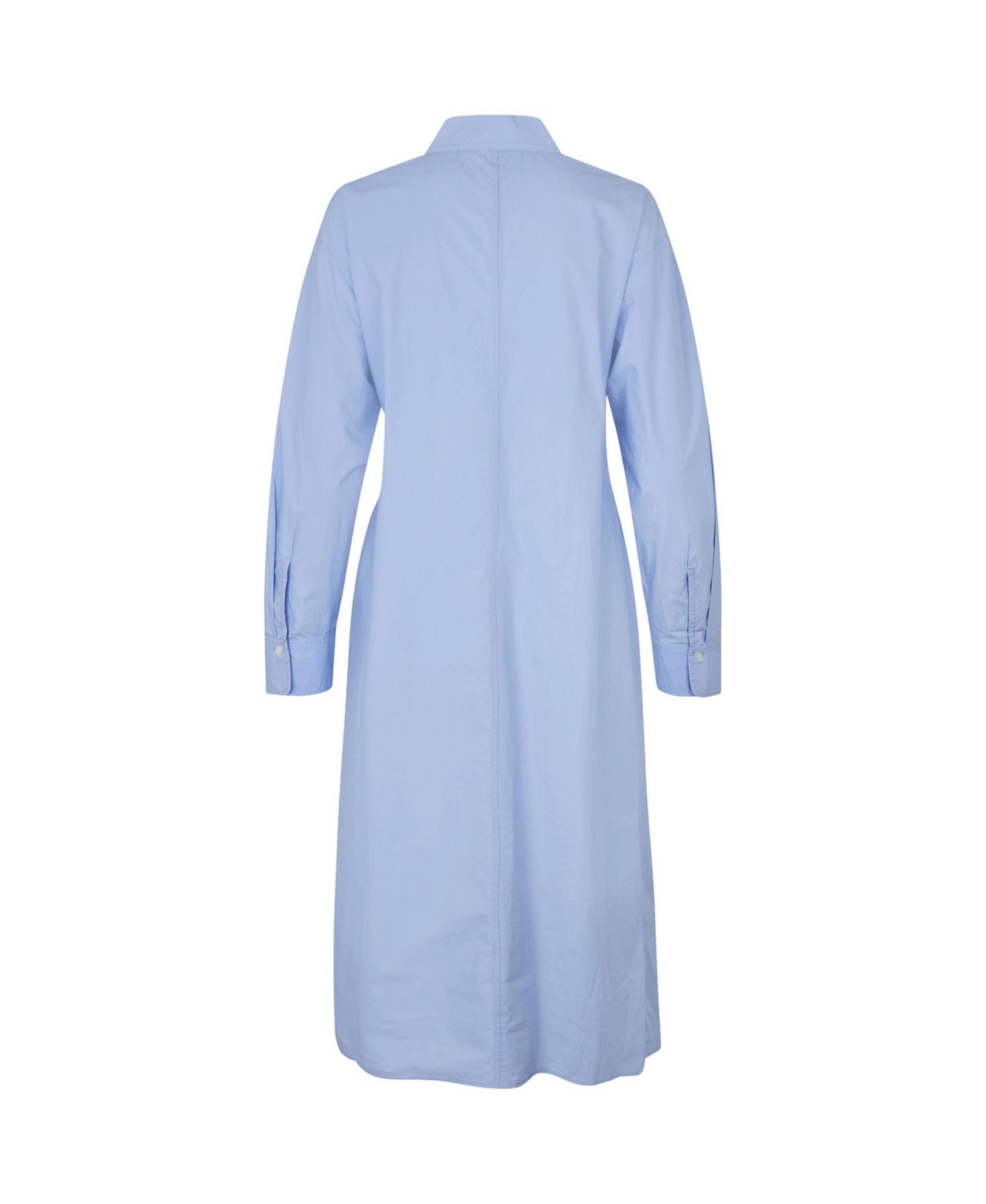 Женское платье Masai Copenhagen MaNeylora Long-Sleeve Wrap Midi Shirt Dress, цвет: Hydrangea — фото 5