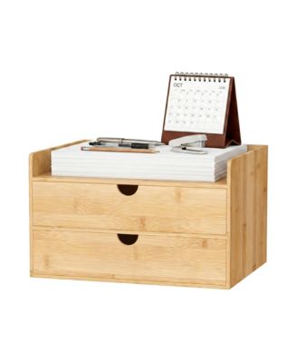 Desk Organizer With Drawers Multi Purpose Desktop Storage