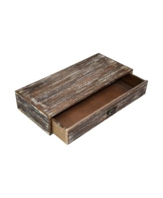 Handmade Solid Wood Desk Organizer With Drawers For Home Office Kitchen Vanity