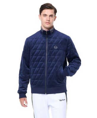 Men's Redi Quilted Velour Bomber Jacket