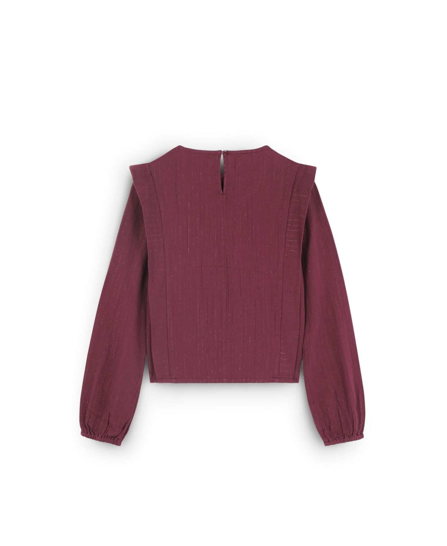 Женская блузка Scalpers Striped Long-Sleeve, цвет: Красный — фото 3