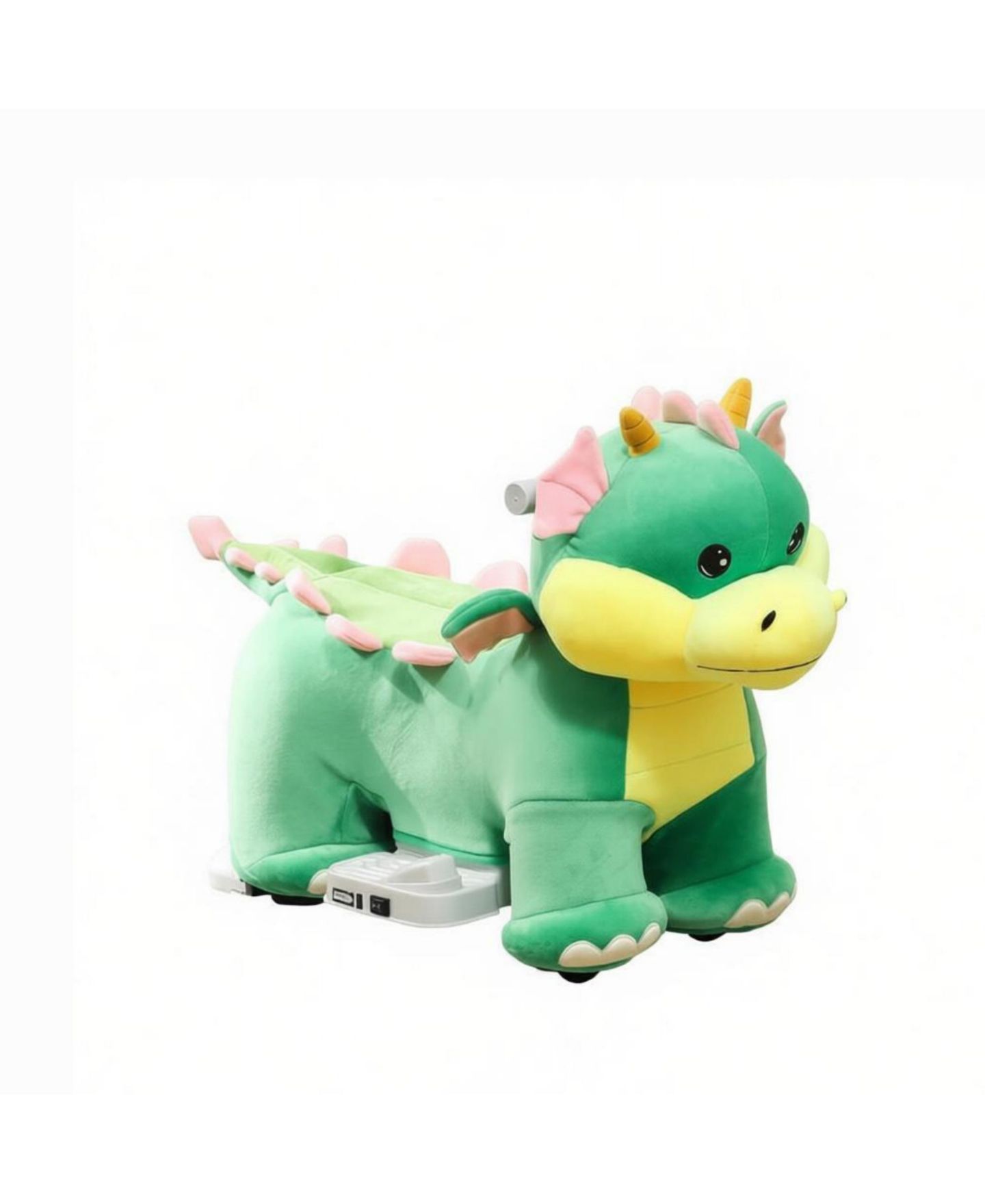 Детская игрушка SEVORLEY 6V Electric Dinosaur Ride-On Toy with Forward Drive and Music, Ages 18-36 Months, цвет: Зелёный — фото 2