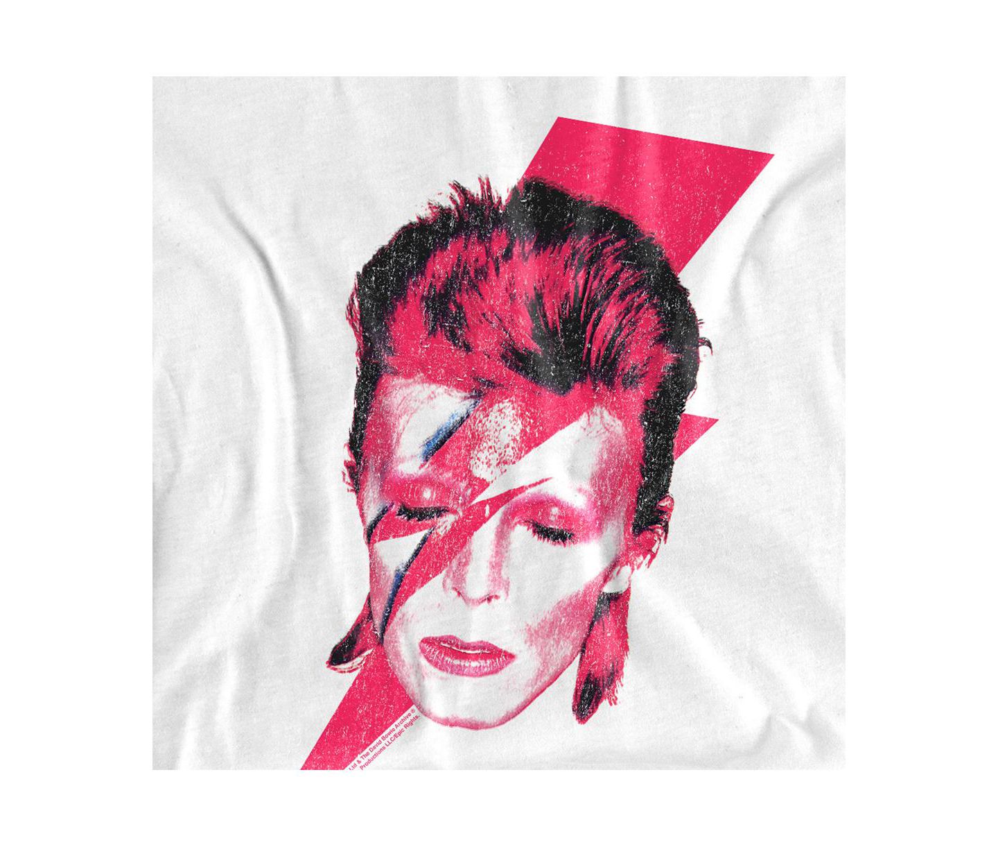Мужская футболка David Bowie Aladdin Sane, цвет: Белый — фото 3