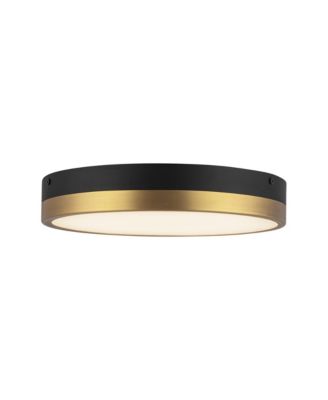 Adelaide 11-in Aged Dimmable LED Flush Mount
