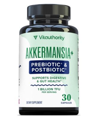 Akkermansia Plus Women's Probiotic and Prebiotic Capsules, 30 Count