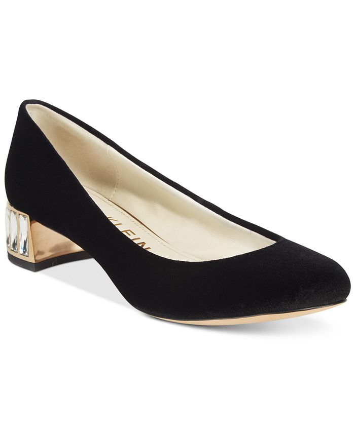 Anne Klein Haedyn Block-Heel Pumps - Macy's