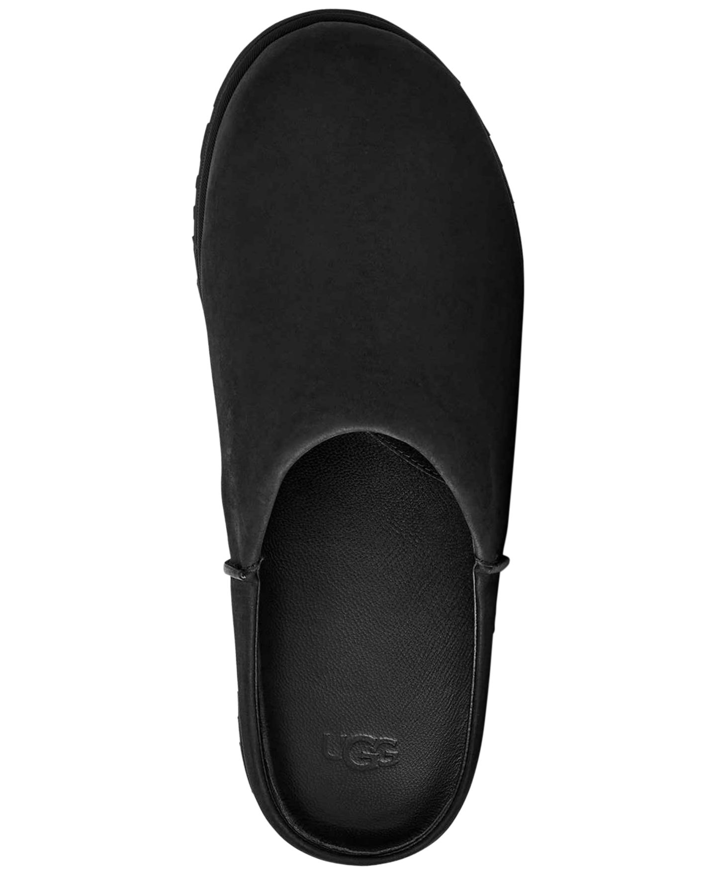 Мужские сабо UGG Otzo Leather, цвет: Чёрный — фото 3