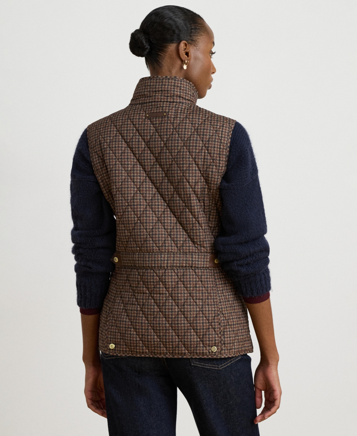 Lauren Ralph Womens Crested Vest