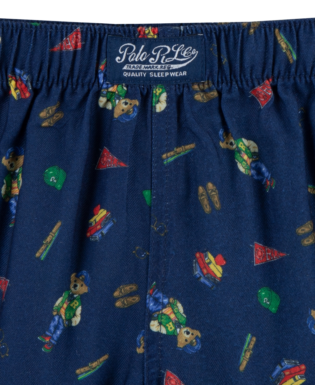 Polo Ralph Lauren Boys' 4-7 Bear Woven Pajama Pants