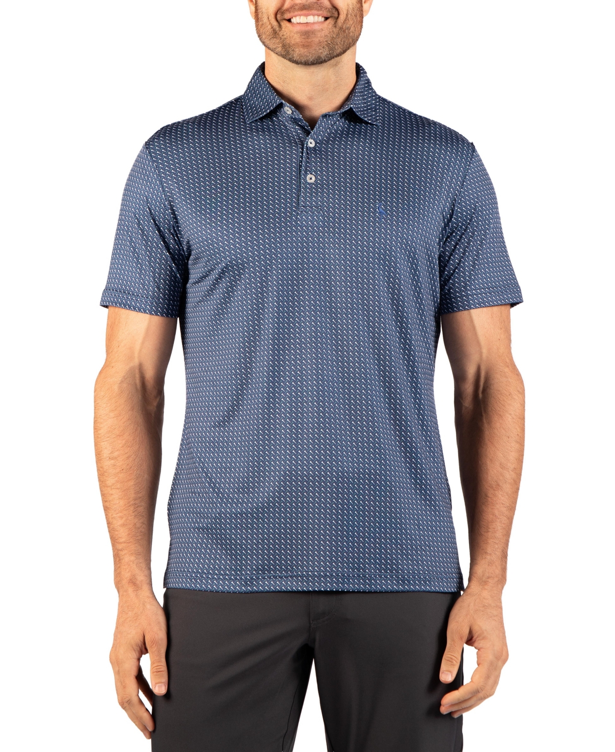 TailorByrd Men's Golf Tees Performance Polo - Navy