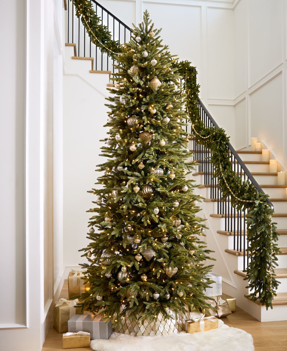 Balsam Hill 6 ft Pre-Lit Silverado Slim Tree