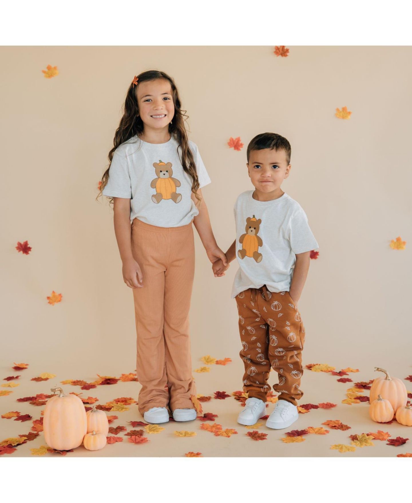 Футболка Sweet Wink Pumpkin Teddy Bear Patch Short Sleeve для мальчиков — фото 6