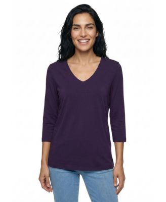 Women's V-Neck 3/4-Sleeve T-Shirt